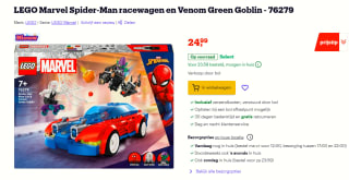 LEGO Marvel Super Heroes - Spider-Man Race Car & Venom Green Goblin voor €24,99 bij Bol.com