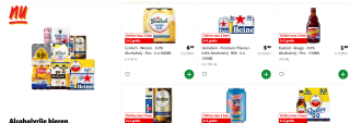 1+1 gratis op diverse alcoholvrije bieren bij de Jumbo