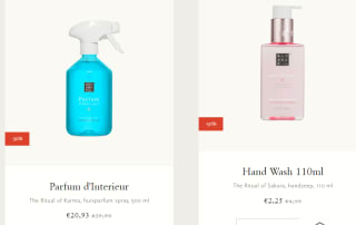 Sale bij Rituals met tot 50% korting