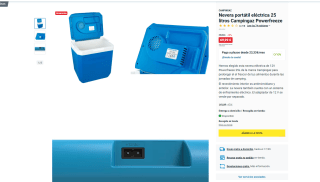 Nevera portátil eléctrica 25 l. marca Campingaz Powerfreeze por 69,95€