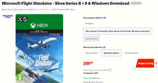 Microsoft Flight Simulator - Xbox Series X + S & Windows Download voor €39,99 bij bol.com