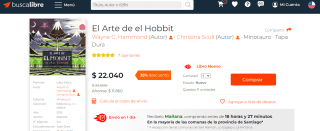 El Arte de el Hobbit por $22.040