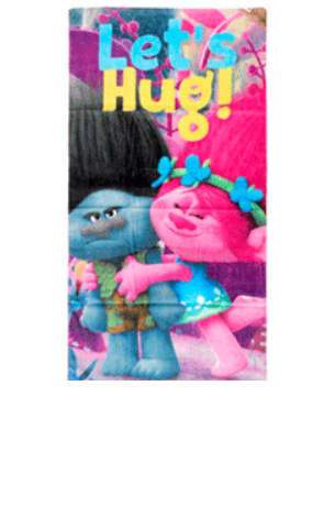 Toalla Trolls Lets Hug de 140x70cm por 3.99€