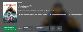 Anthem voor Xbox One voor €0,99