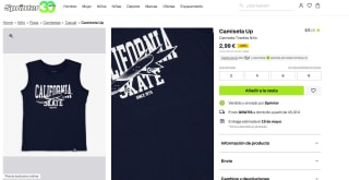 Camiseta Tirantes Niño por 2,99€