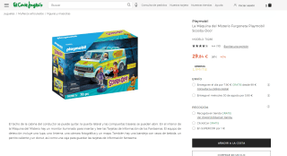 La Máquina del Misterio Furgoneta Playmobil Scooby-Doo por 29,84€