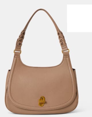 Bandolera efecto piel con asa trenzada Tintoretto por 15.99€