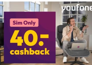 Youfone € 40 cashback op Sim Only voor 1.000 ING punten