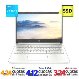 Notebook Laptop 14.0"" HD Intel Core i3 por solo $269.990