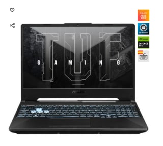 Portatil Asus TUF Gaming A15 FA506NC-HN012 AMD Ryzen 5 7535H/16GB/512GB SSD/RTX 3050/15.6" por 649€