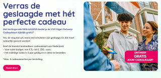 Gratis persoonlijk ontwerp voor de VVV Cadeaukaart