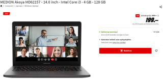 Medion Akoya E14409 laptop voor €199 bij de Mediamarkt