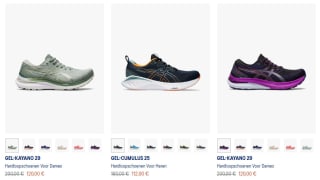 Tot40% korting op Asics gel sportschoenen bij Asics in de Outlet