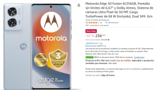 Motorola Edge 50 Fusion 8GB+256GB por 236.5€