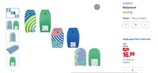 Schildkröt bodyboard voor €16,99 bij Lidl