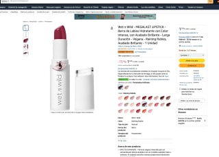 Barra de Labios Hidratante Wet n Wild desde 1,20€