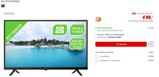 OK. OTV 32H-5022C 32" TV HD ready-televisie voor €99 bij de Mediamarkt