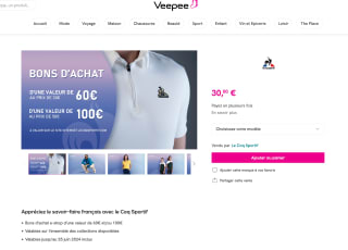 Bono Le Coq Sportif por 30€