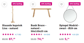 Alleen vandaag 25% korting op alles bij Leen Bakker