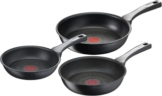 Tefal Unlimited On Juego 3 Sartenes 20/24/28 cm Apto inducción, antiadherente, revestimiento titanio por 84,99€