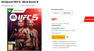 EA SPORTS UFC 5 - Xbox Series X/S voor €19,99 bij Bol