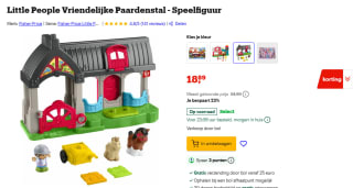 Fisher Price Little People Stable Playset voor €18,89 bij Bol