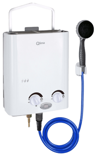 Qlima Pgwh1010 draagbare gasboilervoor €100 bij Vrijbuiter