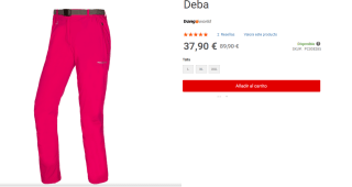 Pantalon trangoworld Deba para Mujer por 37.9€