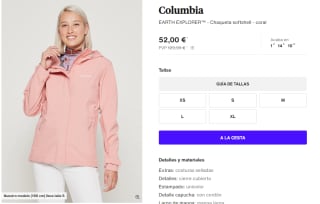 Chaqueta Softshell para Mujer Columbia EARTH EXPLORER por 52€