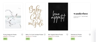 40% korting op posters bij Desenio