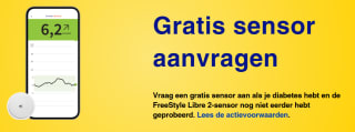 Gratis FreeStyle Libre 2-sensor voor diabetici