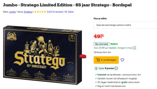 Jumbo Stratego 65-jarig jubileumversie voor €49,21 bij Bol