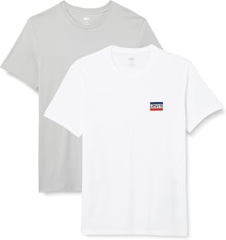 2 camisetas Levi's Crewneck Graphic Tee Hombre por 19,50€