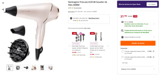 Remington ProLuxe AC9140 Secador de Pelo 2400W por 31,99€