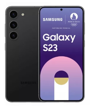 Smartphone Samsung Galaxy S23 Noir 128Go 5G à 699€