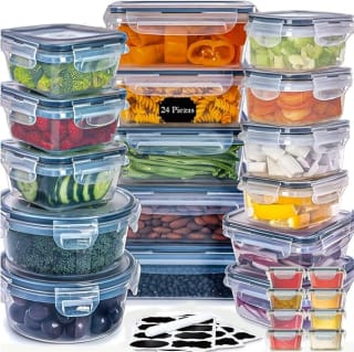 Juego 24 Tuppers Recipientes por $418 | Cupón Amazon