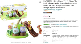 Playmibil 1.2.3 Winnie de Poeh Bijentuin voor €14,41 bij Amazon
