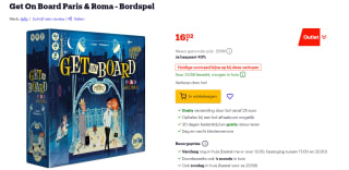 Get On Board: Parijs & Rome - Bordspel voor €16,02 bij Bol.com