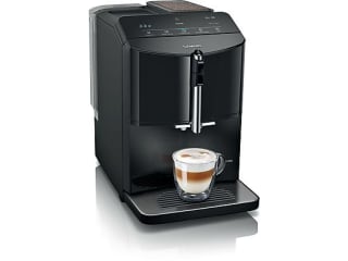 Siemens EQ300 TF301E09 Piano Black espressomachine voor €350,39 bij de Mediamarkt