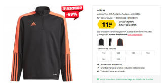 Sudadera niños Adidas Tiro Essentials por 11€ y pantalones a juego por 11€