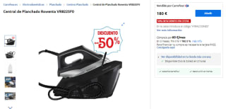 Centro de Planchado Rowenta Powersteam por 90€