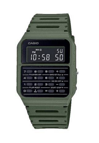 Reloj Digital Casio CA-53WF-3B Verde para hombre por $19.890