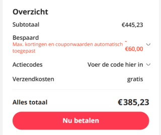 Oneplus Pad 2 Tablets, 12 + 256 GB, Snapdragon 8 Gen 3, 3K Display 30,5 cm (12,1 inch) voor €385,23 dmv code bij Aliexpress