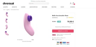 Belle Succionador Rose, Diversual por 19,90