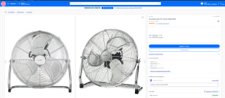 Ventilador Klauben Box 16" Metal VBXKL1622 por $19.990