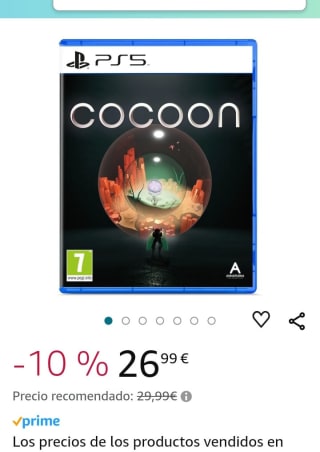 Cocoon PlayStation 5 por 26,99€.