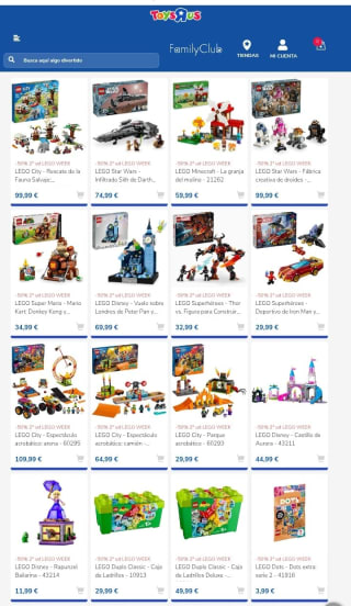 -50% en la Segunda Unidad de Lego desde ToysRus.