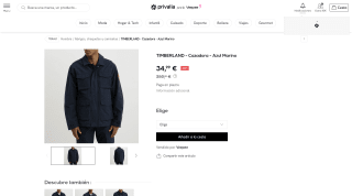 Timberland Cazadora Azul Marino por solo 34,99€