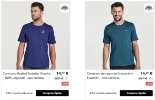 SAUCONY - Camisetas hasta 14,99€