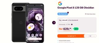 Google Pixel 8 128GB/8GB - Obsidian voor €629,95 bij iBOOD